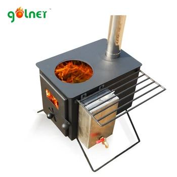Small Fireplace Heater With Water Boiler Cooking Wood Stove Buy