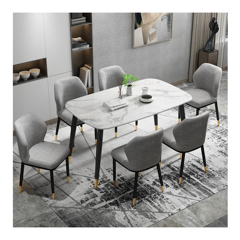 
Free Sample Modern Home Furniture Dining Room Sets Modern Marble Dining Table Set 
