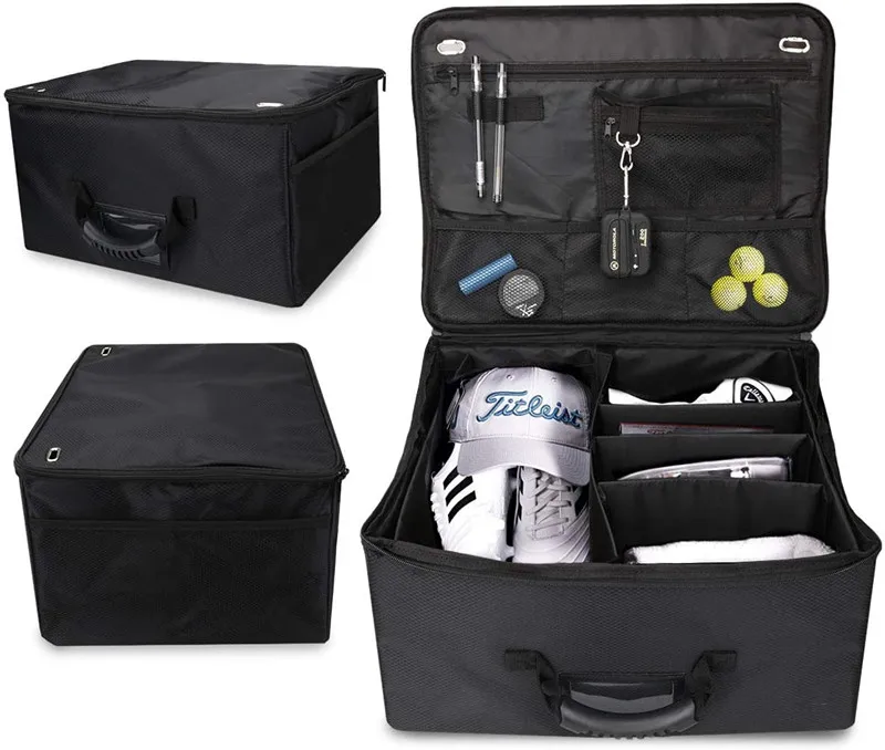 Sports Golf Accessories Collapsible Car Golf Locker Trunk Organizer
