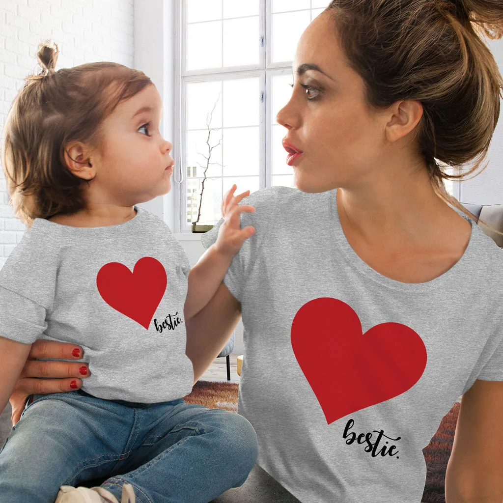 Парные футболки для мамы и Дочки