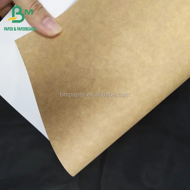 300gsm White Clay Coating Kraft Back For Lunch Box Paper Food Grade