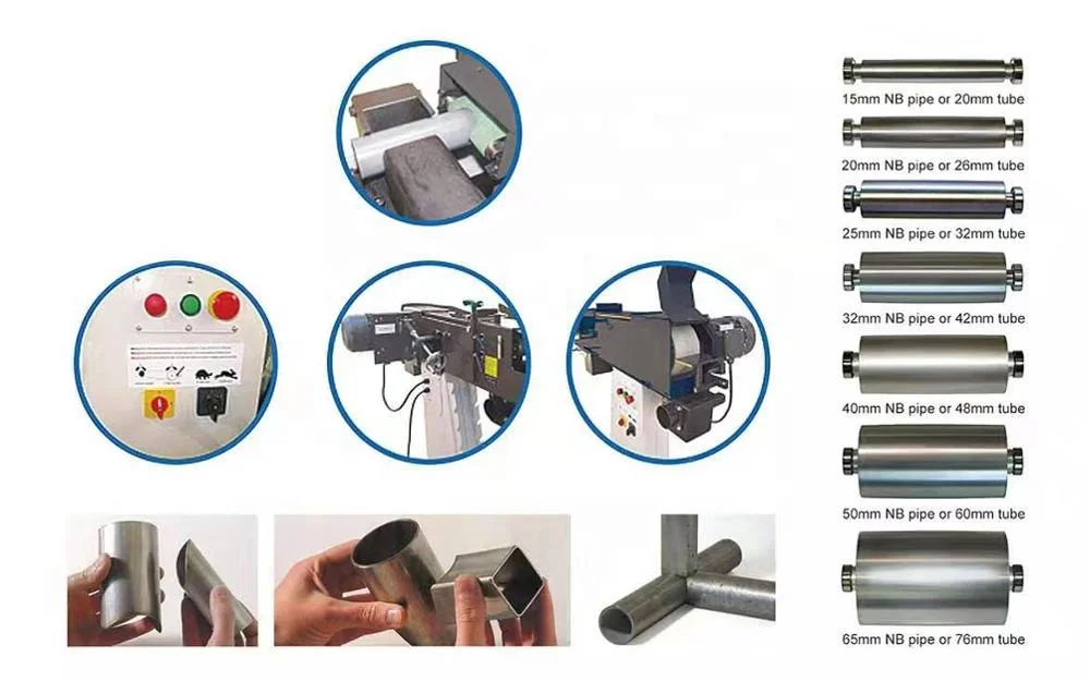 Tube Pipe Notching Notcher Belt Sander Grinder Machine For Metal Buy