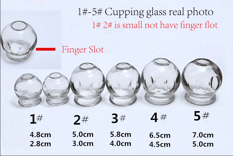 Glass Fire Cup Set - 5 pcs