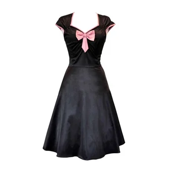 rockabilly black dress