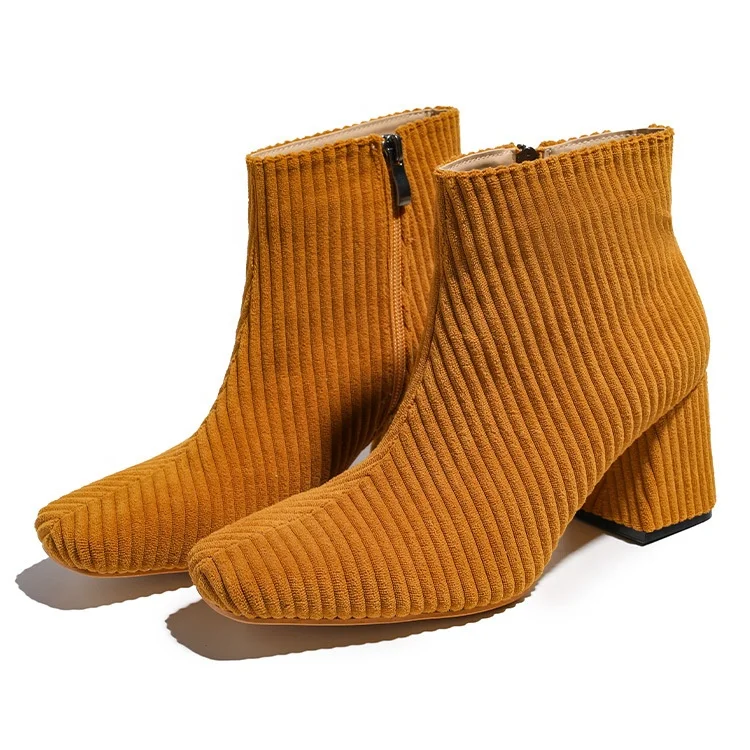 Botines cortos de cuero genuino con punta cuadrada para hombre hecho a  mano, Bronceado, 11 : Amazon.com.mx: Ropa, Zapatos y Accesorios