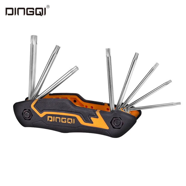 2020 Dingqi New Style Hand Tools 8pcs Hex And Torx Key,Hex Torx Key Set