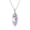 Fashion jewelry necklace letter C shape moon and star pendant necklace oval shape pendant jewelry for woman
