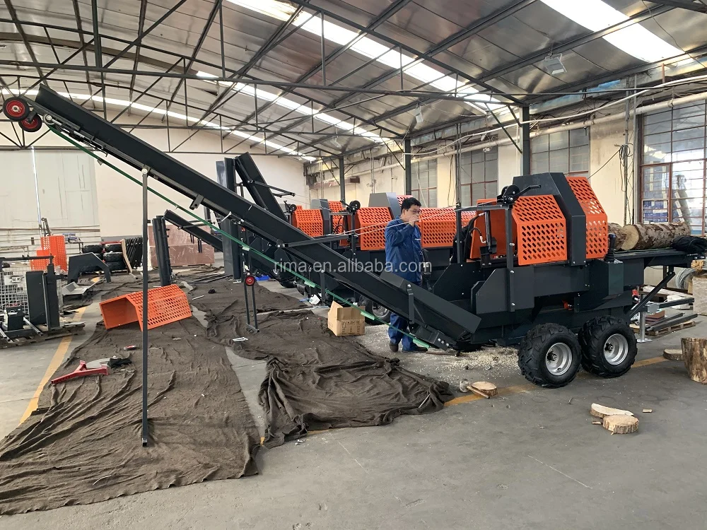 RIMA 30ton RM500JOY Log Splitter - Efficient Wood Processing