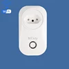 The integrated wifi plug socket dimmer switch can be used as usual as consumer works with alexa echo google home voice control