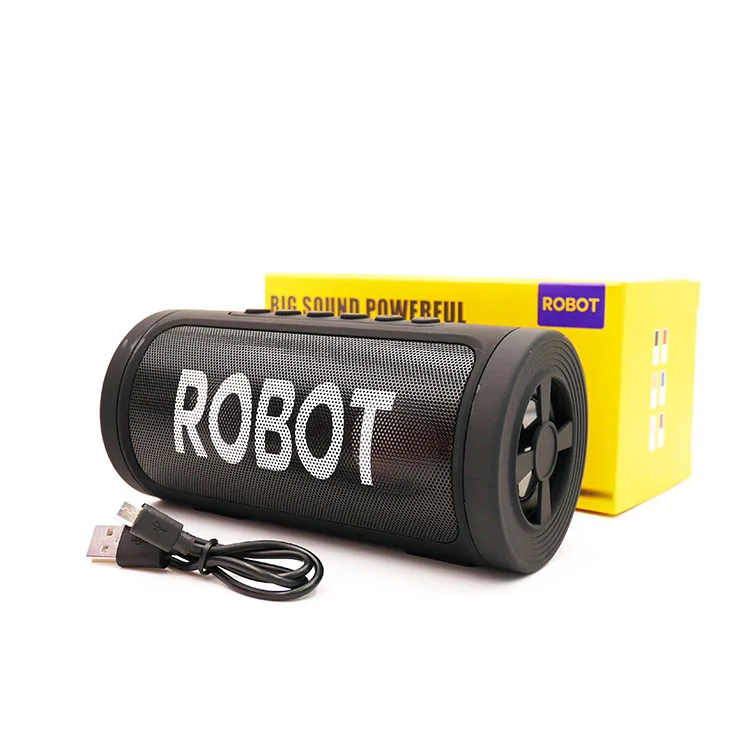 Perfect quality colorful portable wireless speaker ROBOT-323BT enjoy music speakers - ANKUX.COM