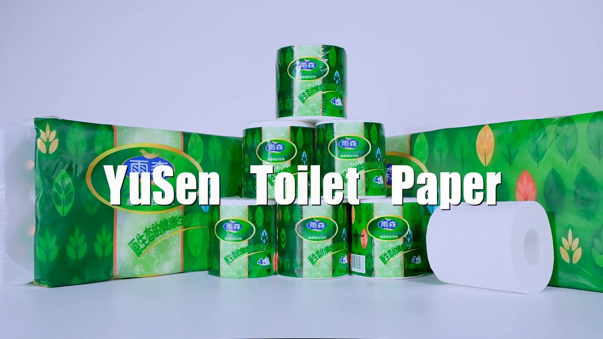 Yusen Soft White Toilet Paper Tissu Roll Virgin Tissu Toilet Paper