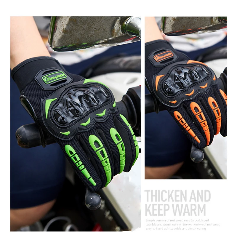 Furygan Motorcycle Gloves Moto Racing Carbon Fiber Leather Sports Scooter AFS6 