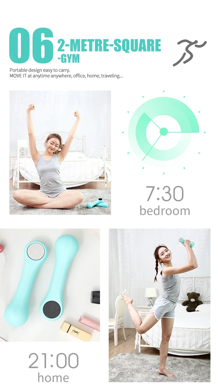 Wireless App Tracking Gym Dumbbells Set Sale Price Bone Shape Lbs