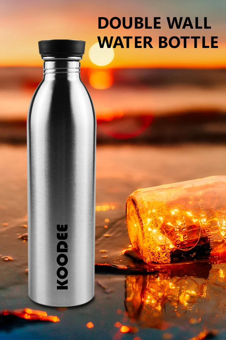 Stainless Steel Water Bottle - Bison, Wolf, or Moose – Liquid Hardware®