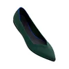 Emerald washing machine 3d woven flat pointed shoes for women
