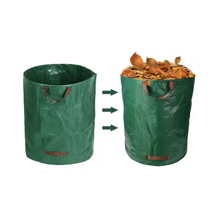 Yuchen America Reusable Leaf Collection Bags Garden Rubbish Leaf Waste ...