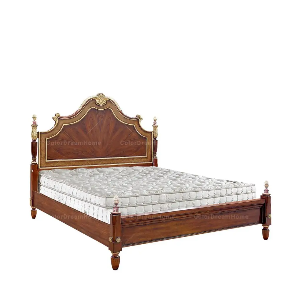 solid wood bed