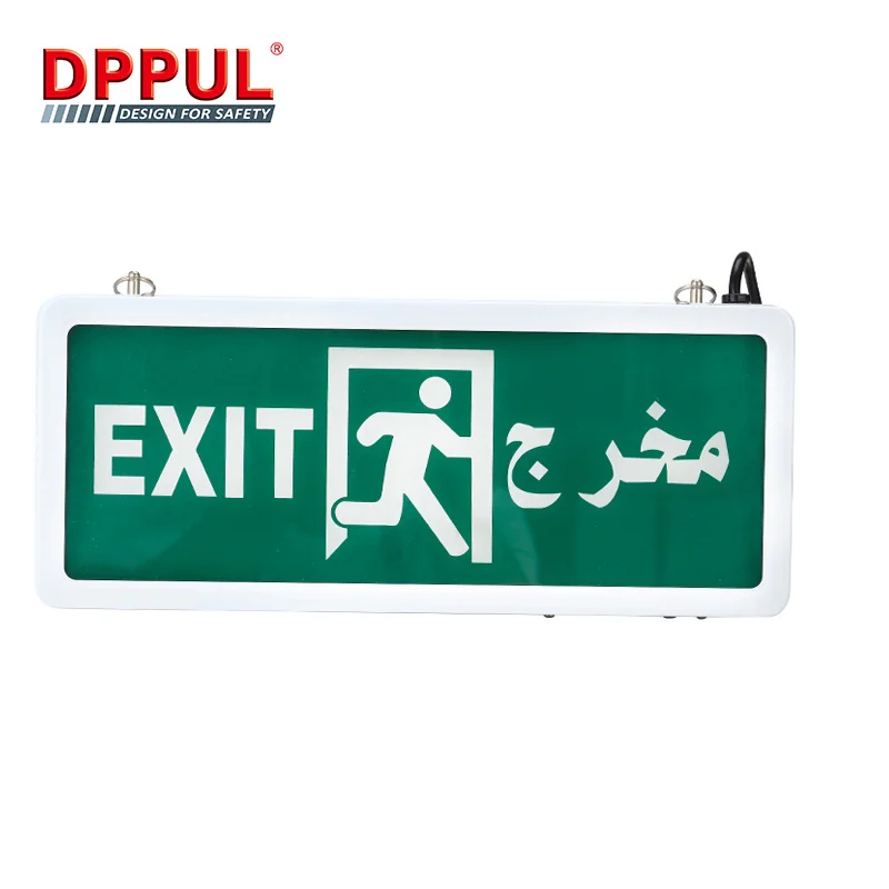 Wall-mounted out symbol corridor exit led indicator emergency lighting