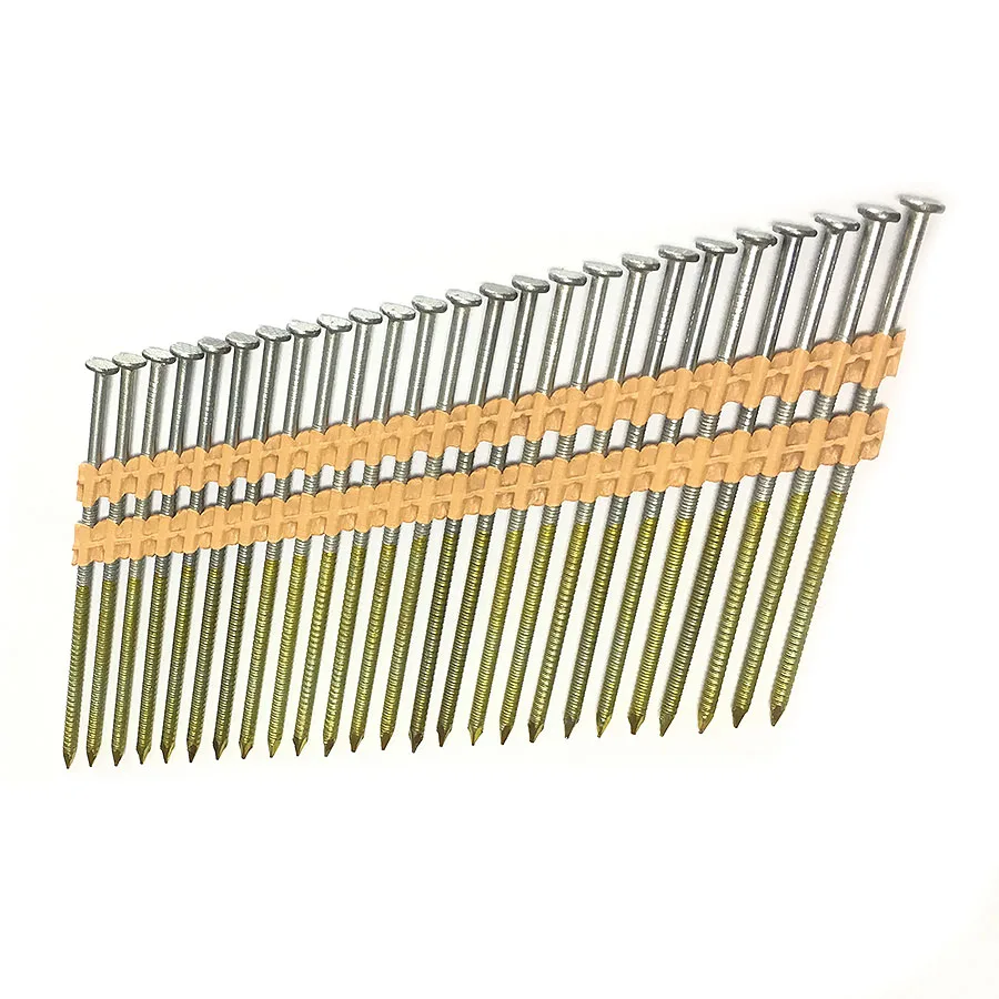 21 Degree Galvanized Plastic Collated Strip Framing Nails For Sale ...