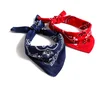 Low Price Factory Custom Logo 55X55cm Cotton Bandanas Headwear Solid Bandana
