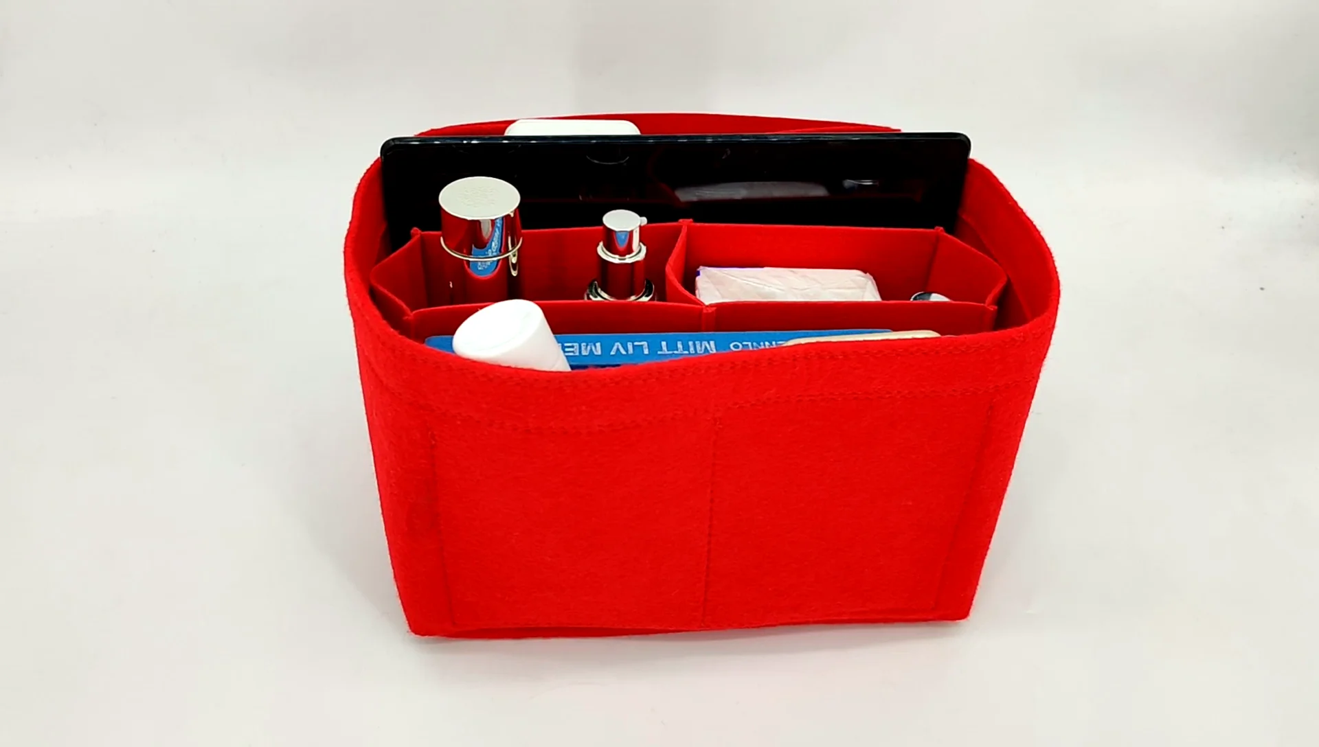 Multifunction Handbag Organizer Purse Insert Bag Felt Fabric Storage