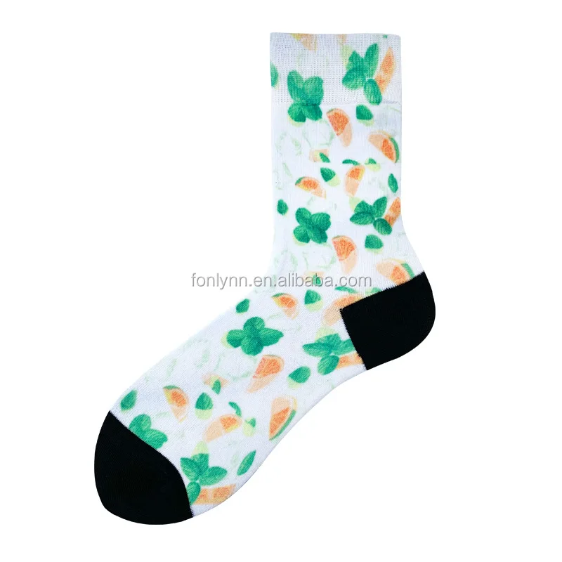 factory sale men custom your own 360 degree digital print socks sublimation cycling socks