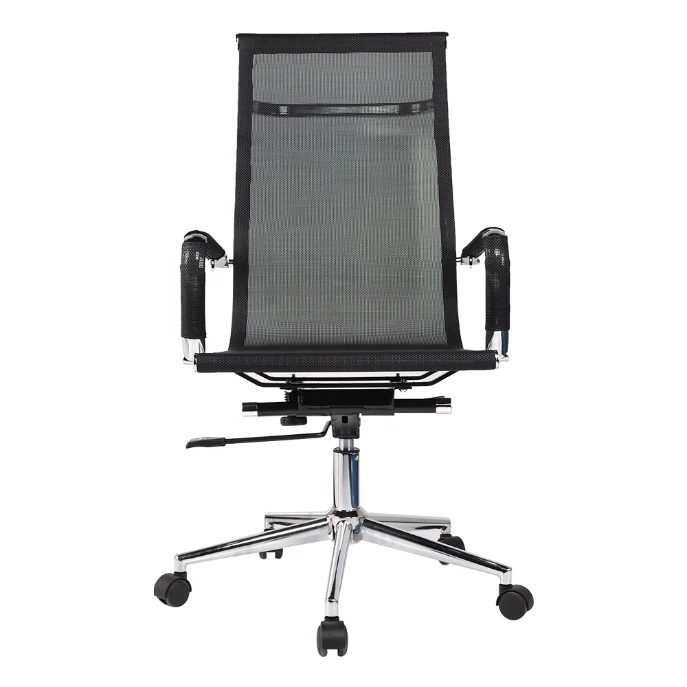 Hot Sellingcomputer White Modern Full Leather High Back Metal Black