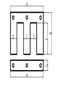 popular silicon steel ei core for electric engine
