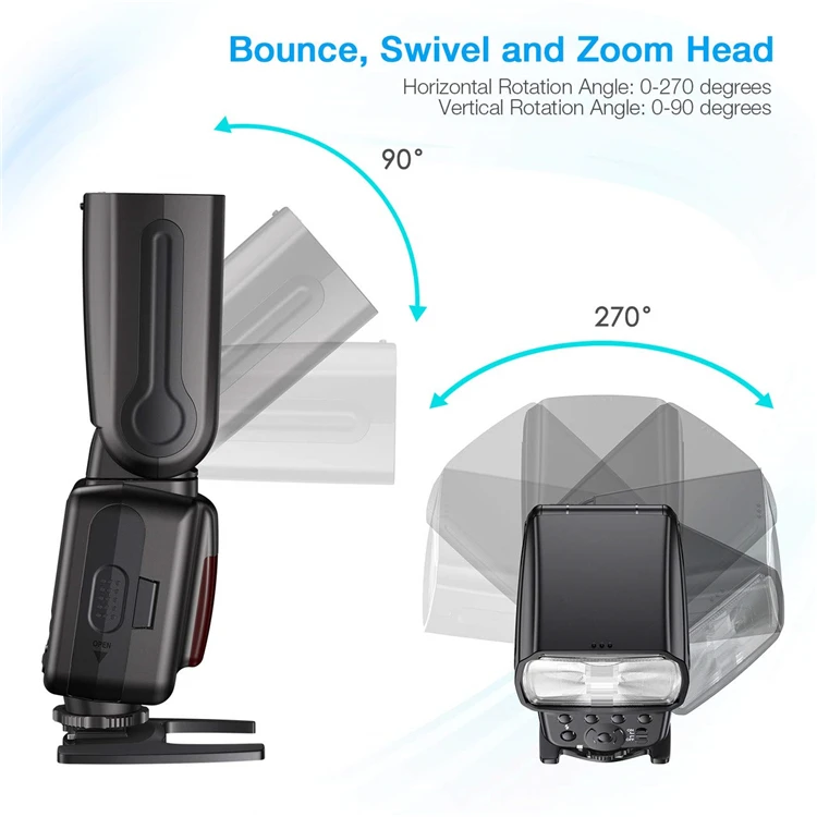 Censreal Fk300g Speedlite Portable Flash Light Camera Flash Light For