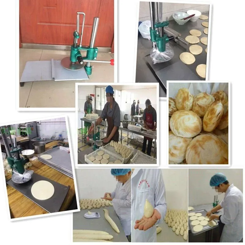 Manual Dough Press 300360mm Diameter Tortilla Dough Pressing Machine