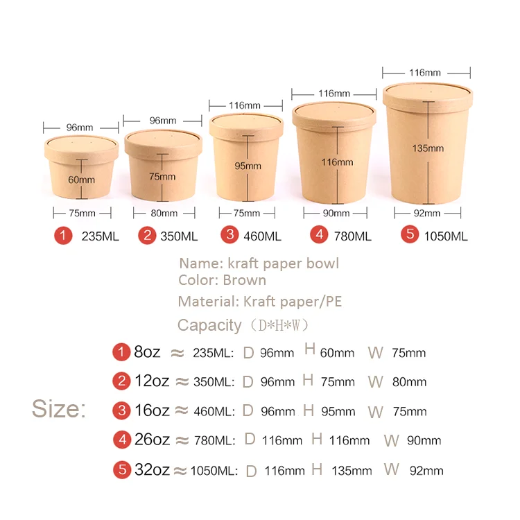 food safe grade paper ice cream container cup