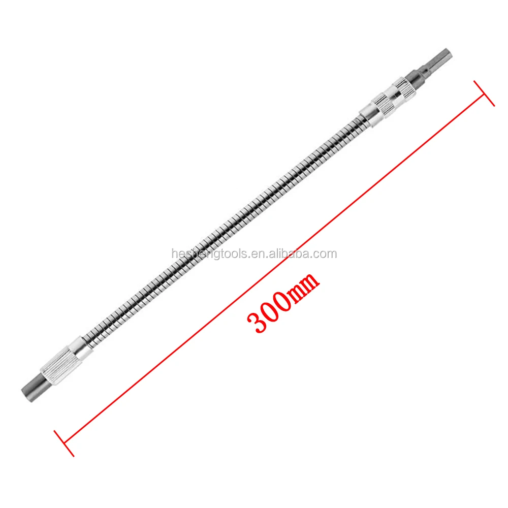 300mm Flexible Extension Screwdriver Shaft Driver Socket Driver Adapter