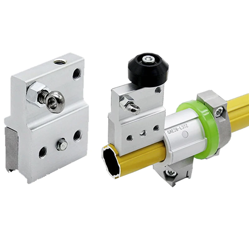 product stop wheel connector third generation aluminum alloy grade 1000 series lean pipeline rod accessories trolley flow rack-16