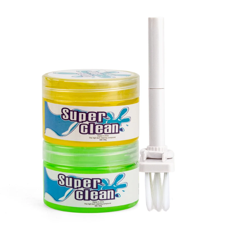 50 160g Dust Automotive Cleaning Soft Sticky Gel De Limpieza Jelly