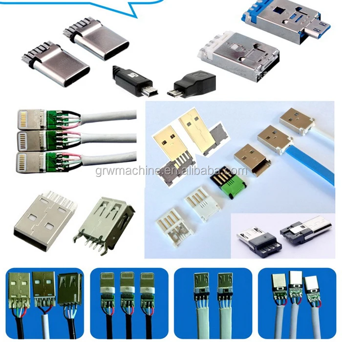 Automatic Usb Wire Connector Soldering Data Cable Making Machine Buy Usb Wire Connector