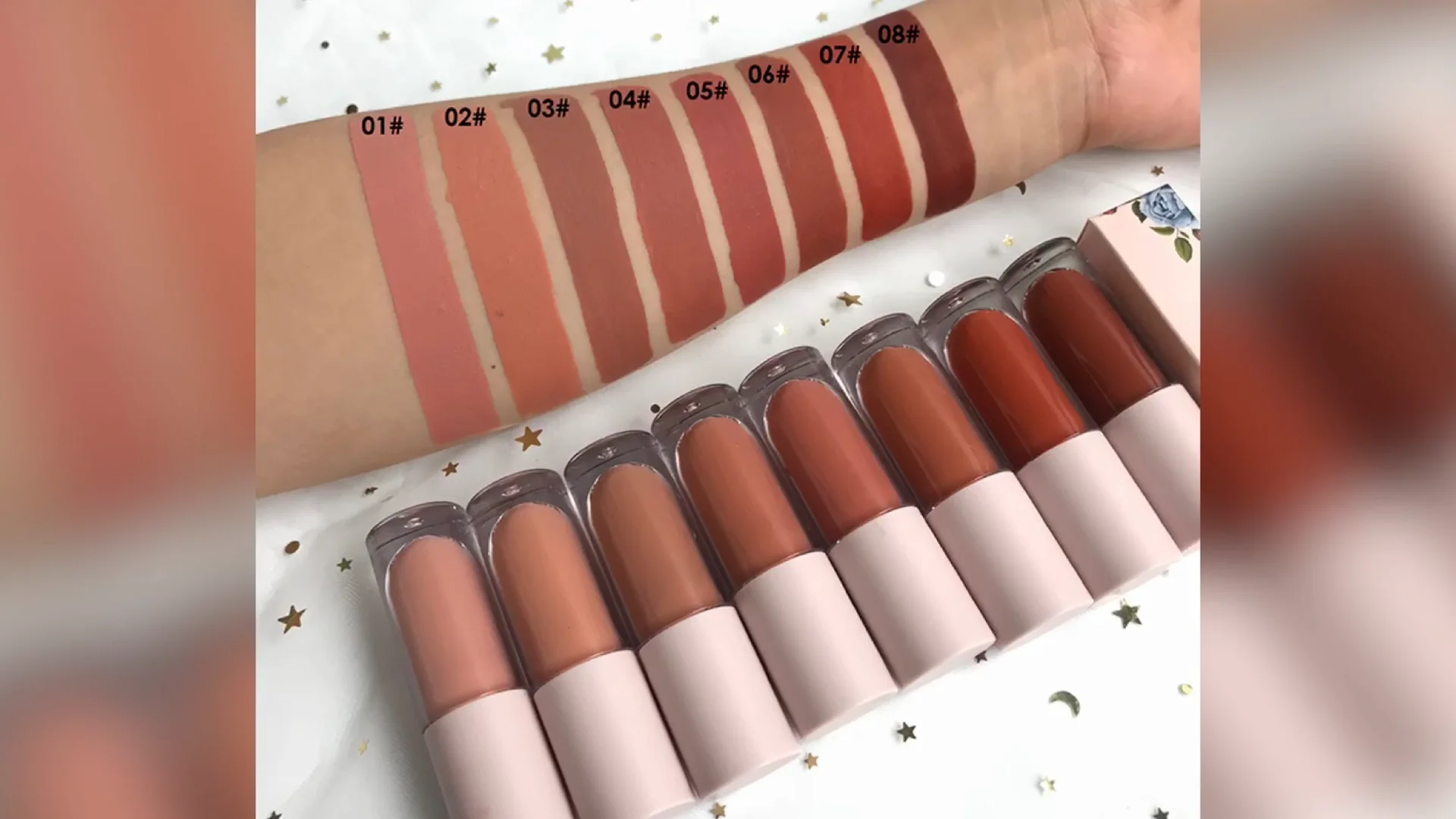 Liptint Lipsticks Logo Customize Brand Lipstick Matte Buy Lipsticks