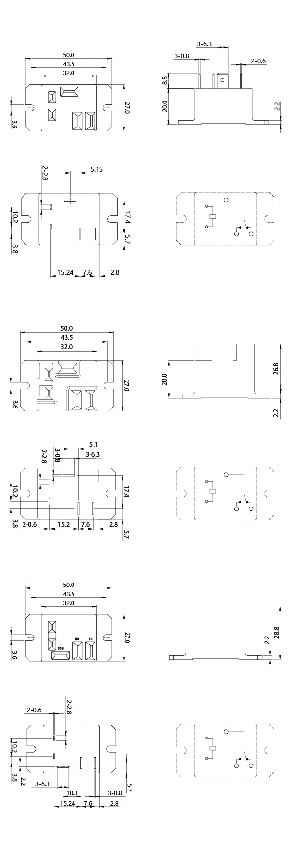 Hf105f 1 схема подключения