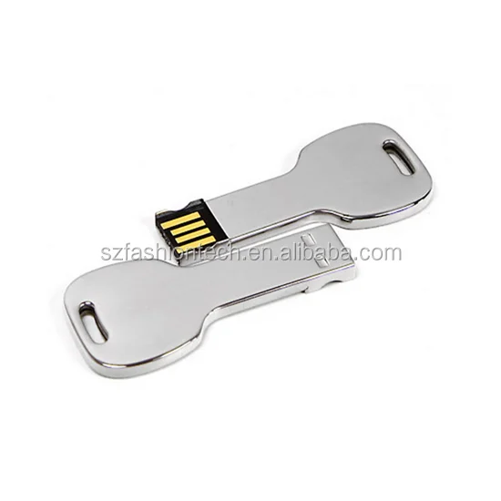 Custom logo Metal Key Shape USB Flash Drives Pen Drive 64GB 32GB 16GB 8GB USB stick 128GB - ANKUX.COM