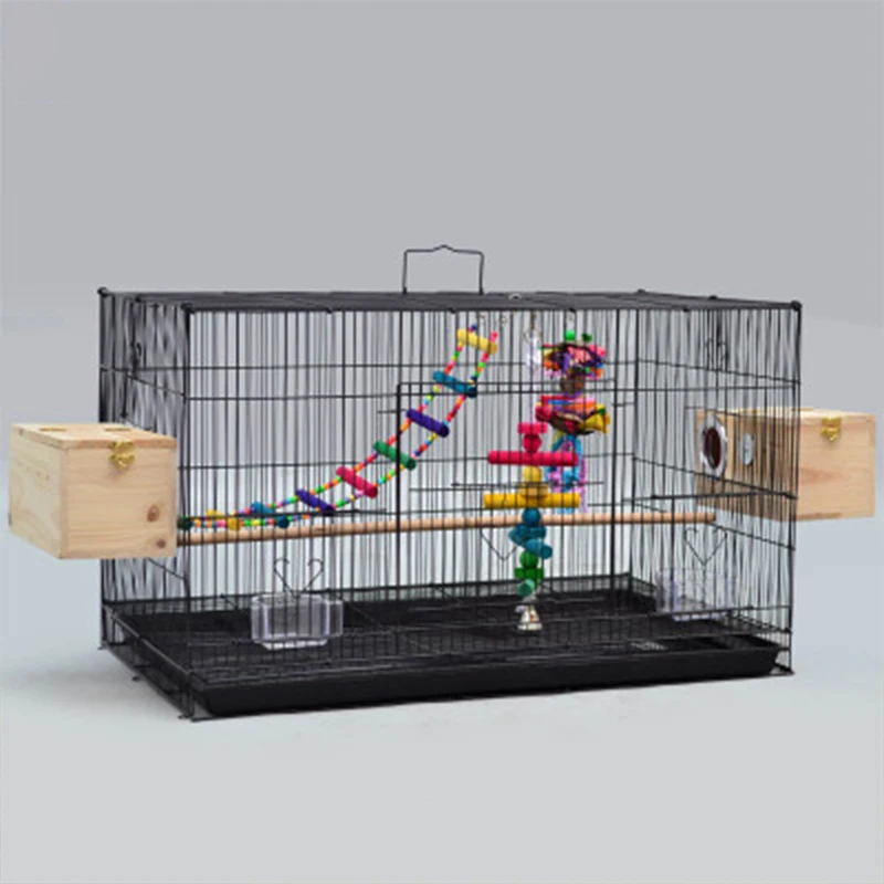 Parrot Cage Luxury Large Bird Cage Large Metal Peony Wren Breeding Cage