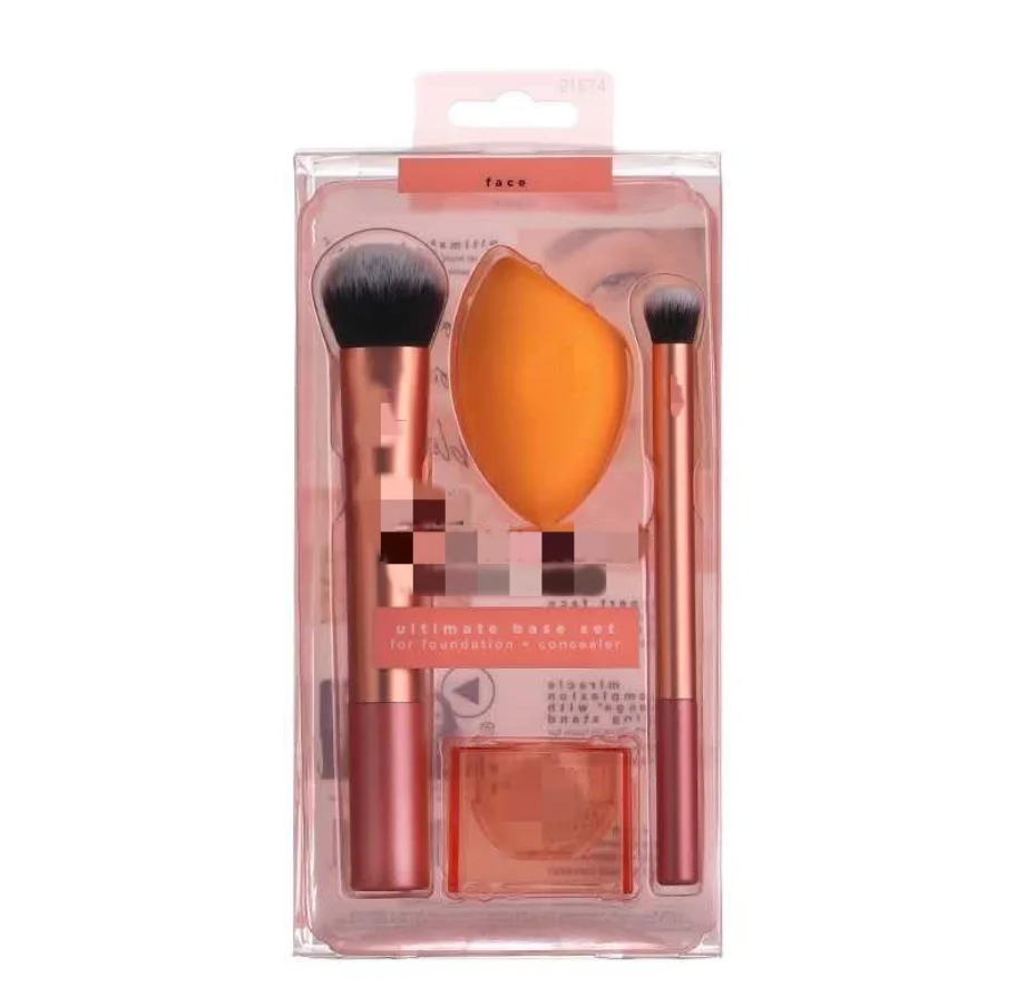 Rt Makeup Brush Set Makeup Brush With 1 Sponge 5pcs Set Blush