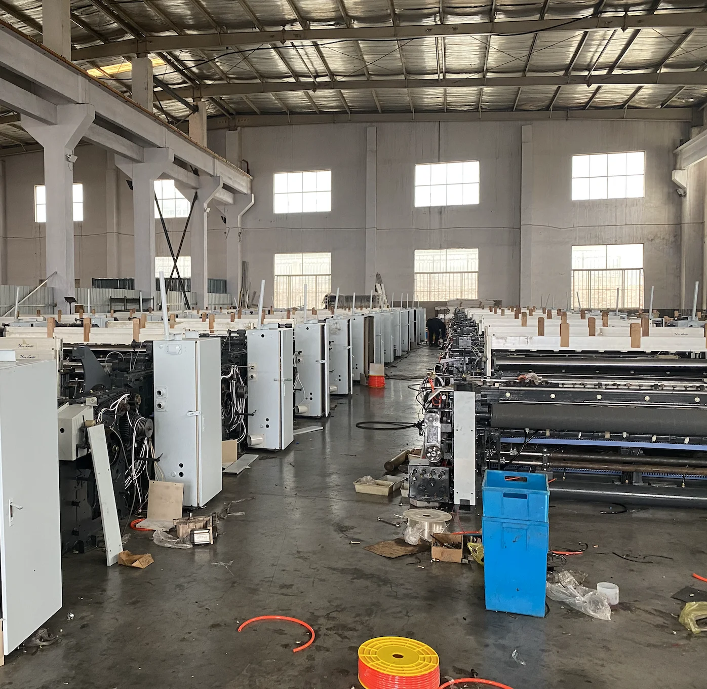 
High Capacity Technical Weaving smart Air Jet Loom weaving production line 
