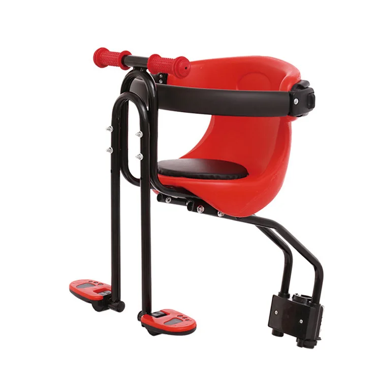 Baby Bicycle Seat Front Mount Baby Bike Carrier Seat With Pedal Cushion