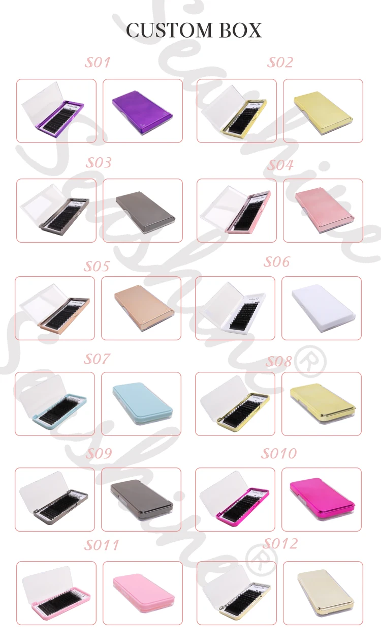 Handmade Individual Classic Volume Silk Mink Bulk Private Label Eyelash Extension