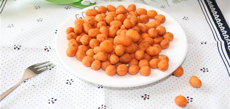 Plastic Hot Selling Cheap Wasabi Flavour Coated Peanuts Snacks For Sale Made In China