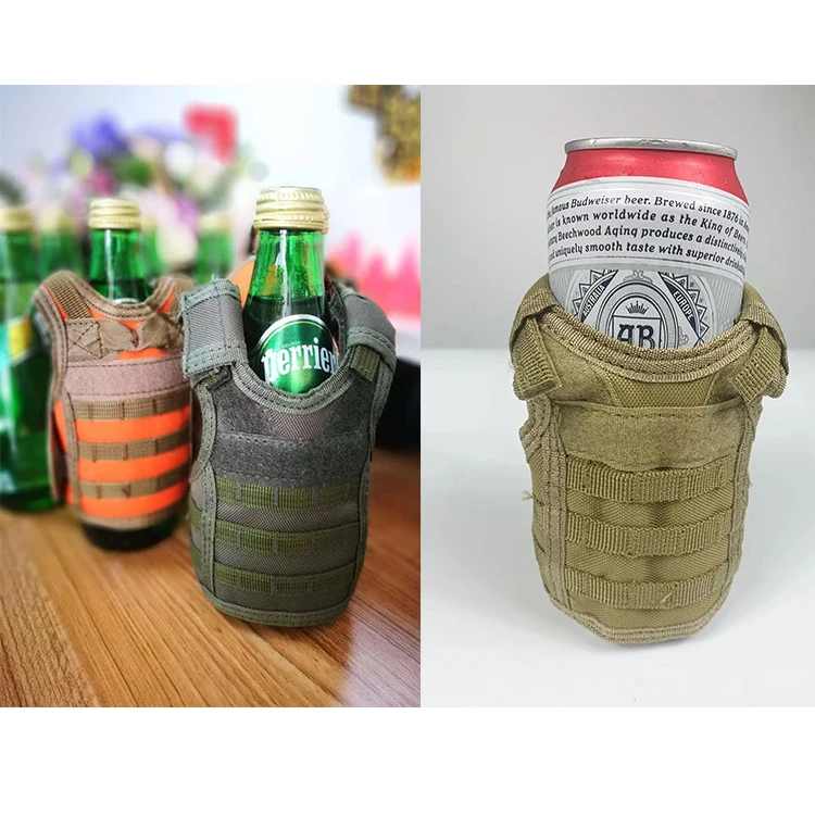 Adjustable Life Jacket Beer Koozies Custom Tactical Vest Bottle Water Slim Inflatable Can Wine