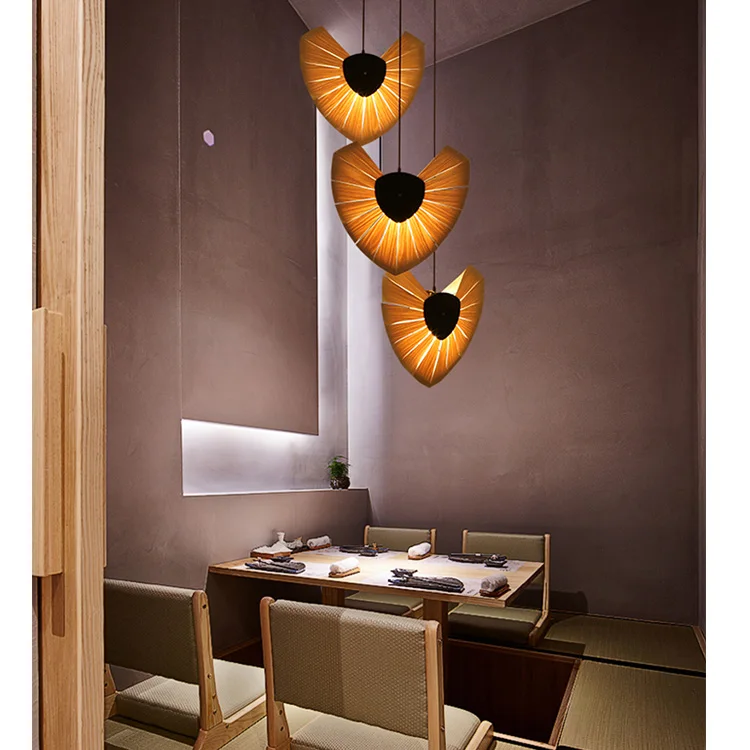 Vintage handmade wood rattan bamboo weaving sunflower E27 LED home deco wall light