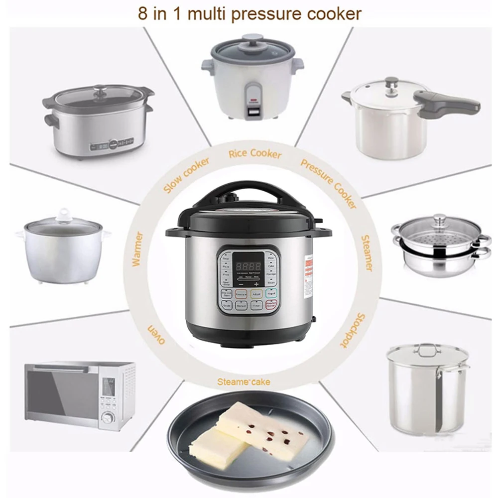 Nonstick Inner Pot Cooker Rice Multi Fryer Cooker 14 In 1 Multifunction