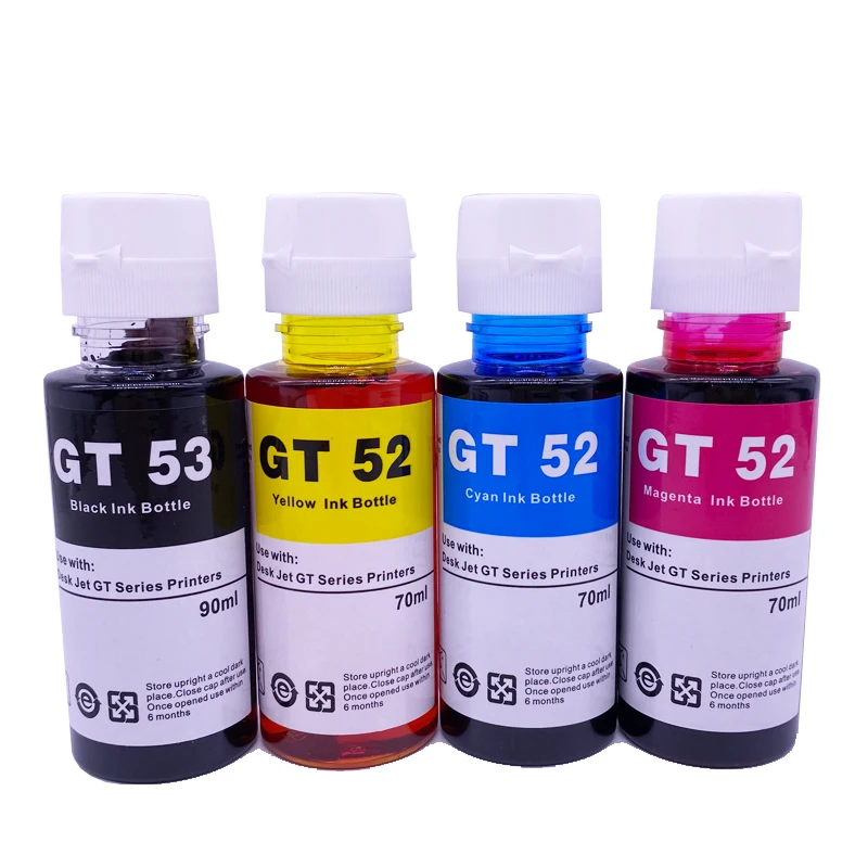 Tank531 Ink GT53 GT52 Bottle Premium Dye Based Ink Compatible for HP Smart Tank 515 ...