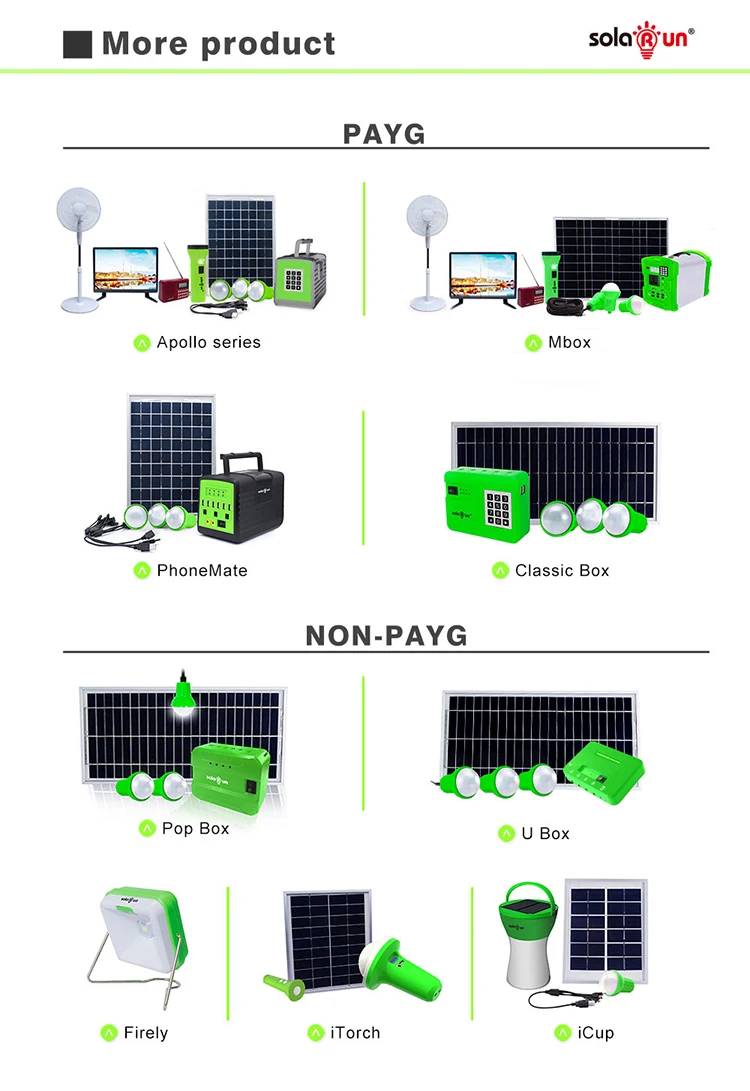 Solar Run Payg Solar Energy System For Lighting And Phone Charging Solar Home System Pay As You