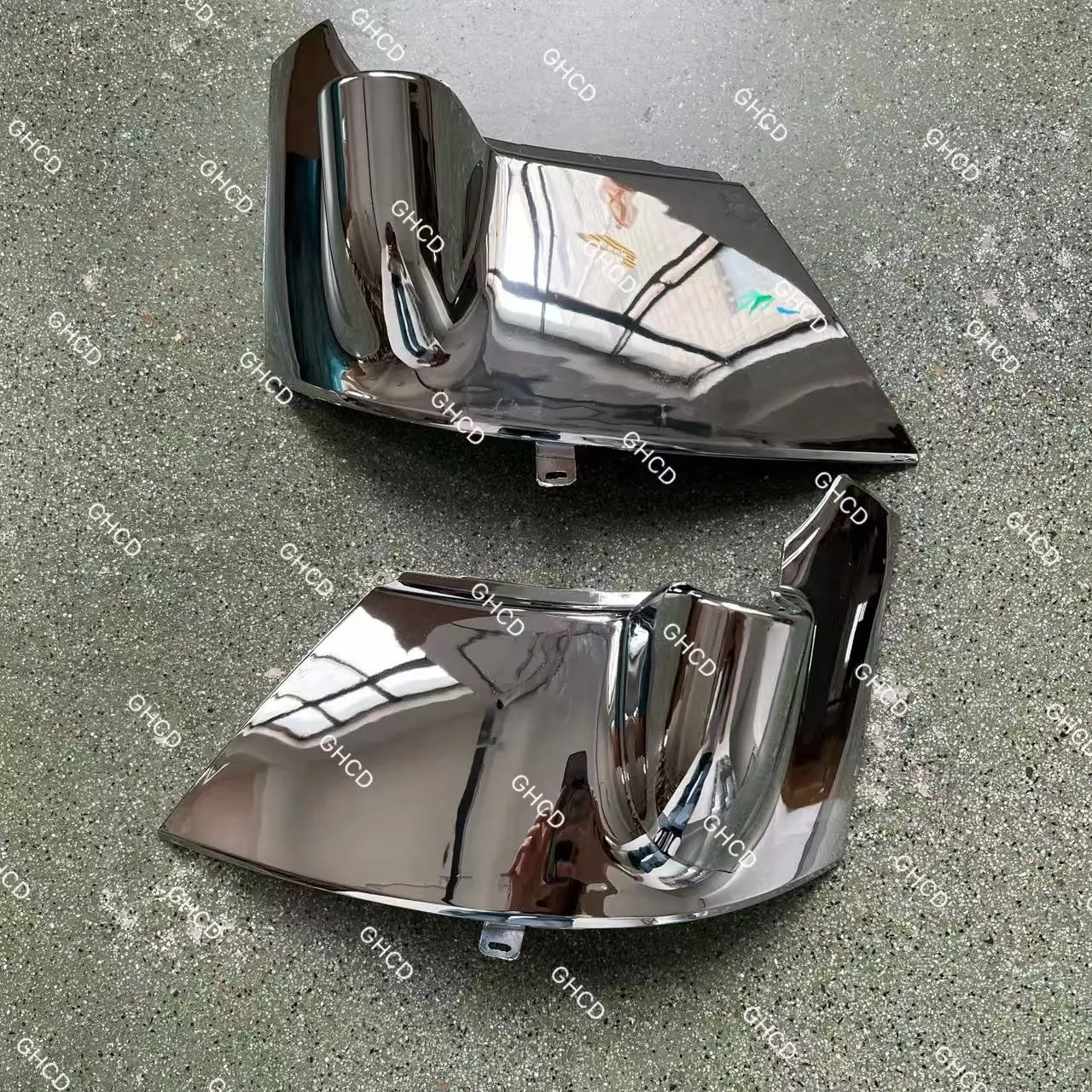 product ghcd high quality chrome mirror arm finisher for japanese truck for hino dutro 300 narrow isuzu made plastic factory price-0